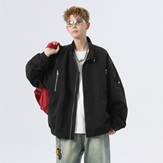 立领飞行夹克工装夹克男xh97-特p65，男装夹克，电商B367
