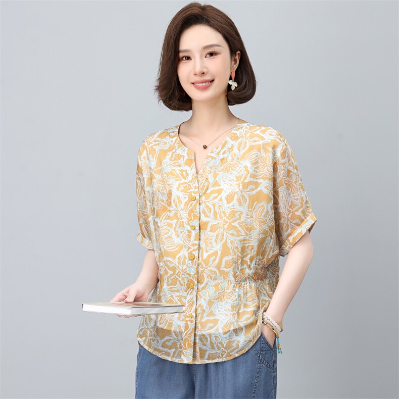 2025年夏装新款潮衬衫宽松显瘦韩版气质百搭衬衣女减龄,女装衬衫,独衣靓