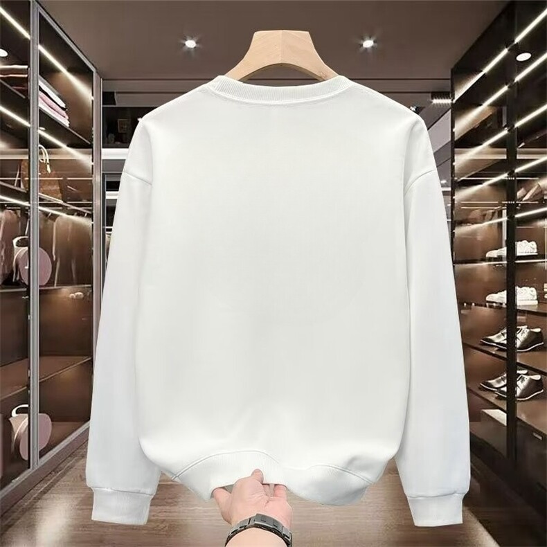 1506-1/WY583加绒款1/P37重磅圆领长袖卫衣男秋冬季内搭宽松休闲，男装卫衣，星座1506-1