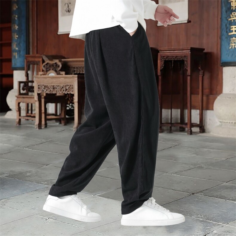 男士休闲裤灯芯绒长裤宽松灯笼裤哈伦裤裤XZ1512-2520-P50,男装休闲裤,星座1512