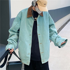 cleanfit工装夹克男女2025春季美式复古底特律外套翻领JK1167-P88，男装夹克，星座1103-3