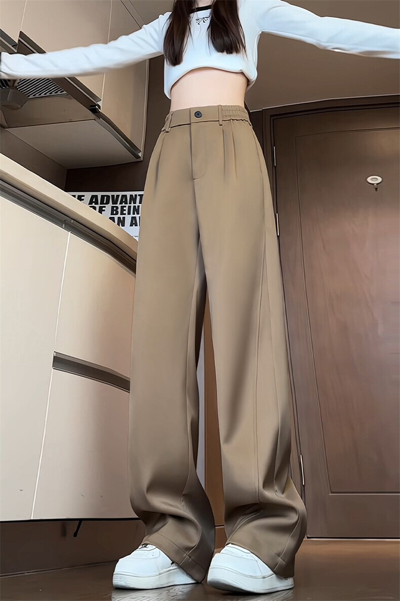 特批P38无差价2025春高级感休闲西裤男拼接高街大码直筒裤K5607,男装休闲裤,电商A001-1
