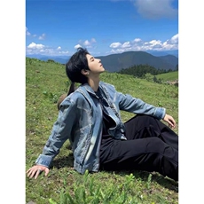 秋季美式复古拉链设计感宽松牛仔外套男高街潮流工装夹克JJ09P75，男装工装外套，电商D256-1(原A064-1)