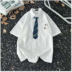 2025复古衬衫男夏装港风学生宽松小众设计感趣味新款男装上衣外穿，男装衬衫，星座601-1