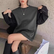 拼西装袖卫衣，女装西装，DLI.DODO 豆豆