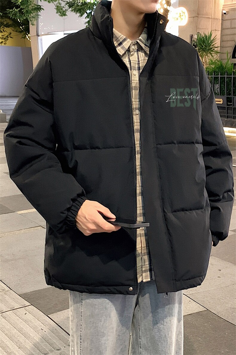 ！2024冬季新款男士立领棉衣印花简约棉服外套夜景MY301特P55,男装棉衣,电商B220