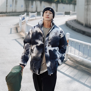 2024冬新款 日系外景幻彩立领面包服棉衣外套男 MY004-P135控150图片