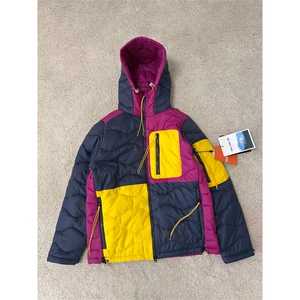 高品 轻量户外保暖撞色连帽男女防水吐司棉服棉衣外套 A1187-P138图片