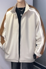 麂皮绒夹克男宽松落肩宽松上衣外套JK730-P70，男装夹克，星座1204-3