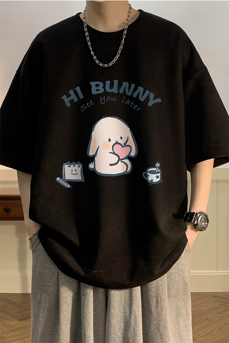 麂皮绒短袖t恤男大码半袖男JD82314-P25,男装T恤,电商A040