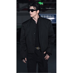 抖音小众设计高级棉衣老钱风保暖棉服外套男M219-P135 (网图图片