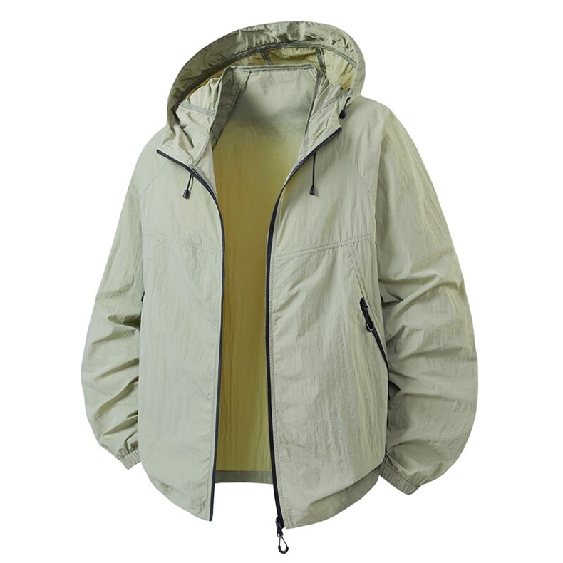 夏季中性风冰丝凉感轻薄透气户外防晒衣外套皮肤衣,男装夹克,星座1206-1（原A206-1）