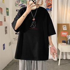 DX17140-P20纯短袖t恤男大码半袖打底衫宽松体恤衫港风，男装T恤，电商A040