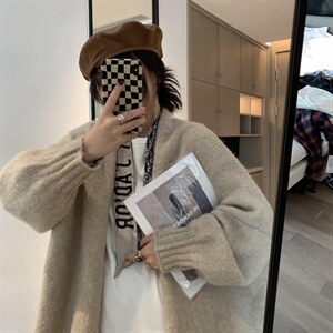 慵懒大开衫图片