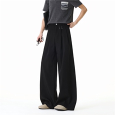 抖音品质春季新款高级垂坠感宽松休闲西裤B315-K25673-p65控88，男装西裤，电商B315