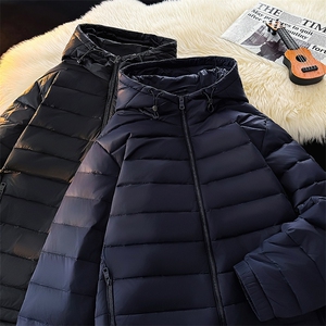 光板得物二开排骨羽绒服90绒个性潮流冬季外套男A266-YR2502-P135图片