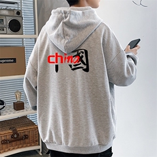KS21189-P38加绒-P43连帽开衫卫衣男运动外套大码班服，男装卫衣，电商A040