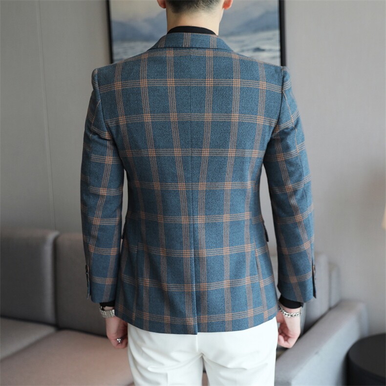 26做货-男士休闲西装修身韩版西服外套小西装上衣DX6130P165,男装西服套装,电商D216