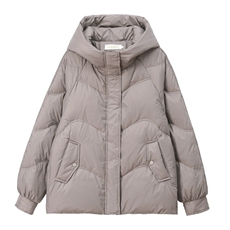 2025年冬季休闲风保暖常规羽绒服现货，女装羽绒服，婷轩阁