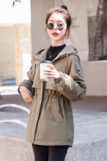 时尚洋气加绒加厚外套女2025冬季新款宽松显瘦工装派克服棉服，女装棉衣/棉服，以桐