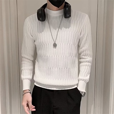高级感毛衣男士潮牌长袖打底衫秋冬季内搭2024新款痞帅S555-P48，男装针织衫/毛衣，星座1109-3