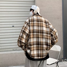 秋季小香风毛呢格子外套J272P55，男装夹克，星座1116-2