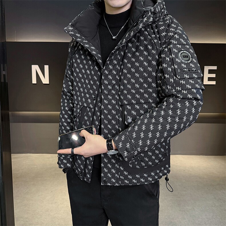 标50 羽绒服男士冬季外套2025新款连帽 B240-YR98010-P245图片