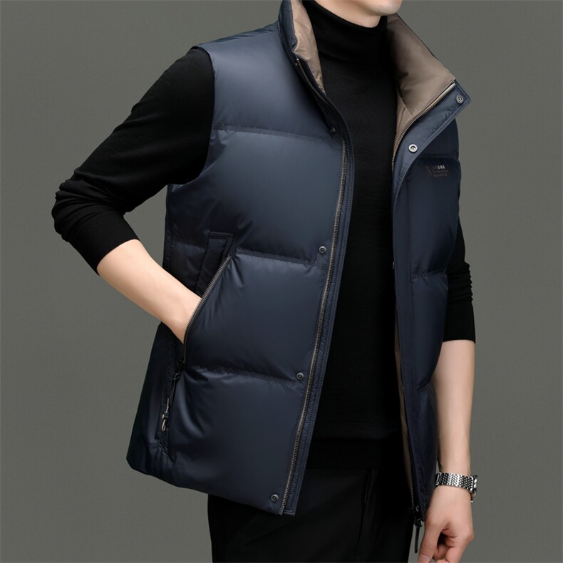 DF89277钱塘2020-2冬季商务厚款百搭休闲中年男士羽绒服P195,男装羽绒服,钱塘207-2