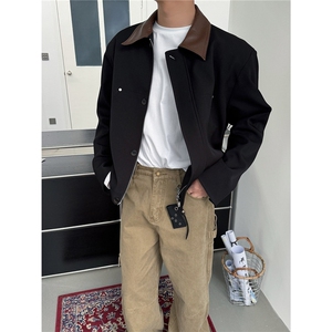 现货JY167-P70 美式痞帅cleanfit巴恩风工装短款棒球服 网图图片