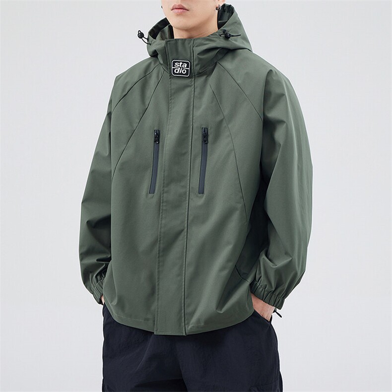秋季现货户外夹克男连帽冲锋衣外套DSA157B-JK7812-P68图片