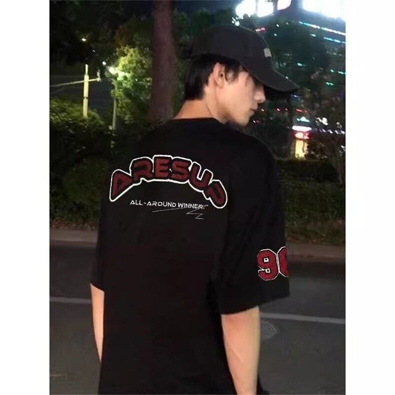 【有货】DT3053-特P40新款美式重工刺绣短袖T恤男女潮牌夏季T恤,男装T恤,星座603-2