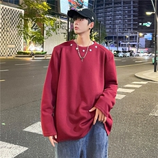 长T卫衣春美式痞帅青春潮牌宽松休闲上衣A061-EW50084特批45限78，男装卫衣，电商A061