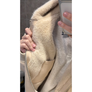 荔枝纹皮座山雕毛加绒连帽棉服男女同款保暖棉衣MP7826-特价P85图片