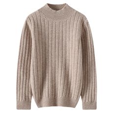 时尚百搭儿童羊毛衫秋冬必备保暖长袖舒适柔软经典黑色，童装儿童羊毛衫，牧戎奢羊绒