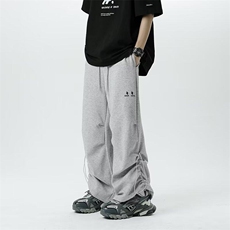 美式高街痞帅时尚长裤新款直筒运动裤男士宽松休闲裤KK274-P36，女装休闲裤，星座911-3