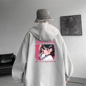 连帽夹克男大码胖子棒球服上衣外套 JK65353-P45图片