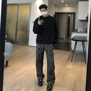cleanfit 活页设计 12双开门显肩宽boxy短宽版型卫衣 TTTB02-P58图片