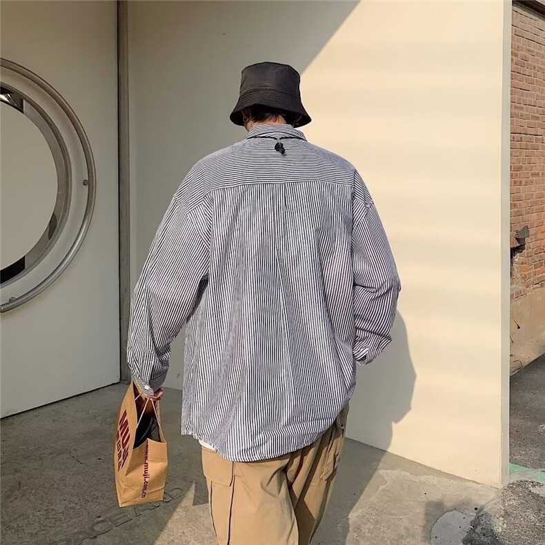 男春秋情侣宽松休闲衬衣SC05P30,男装衬衫,星座1116-2