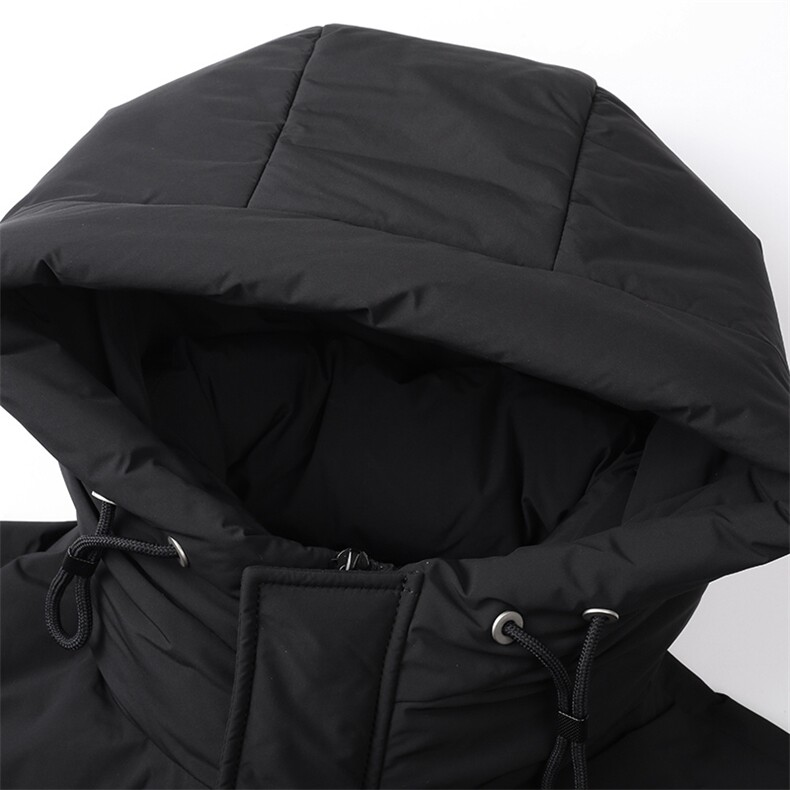 新款男士加厚保暖连帽羽绒服冬季商务休闲上衣中年宽松男装外套,男装羽绒服,电商B212（原钱塘6029）
