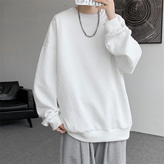 卫衣男秋季新款港风宽松提花套头上衣WY6633-特P28，男装卫衣，星座214-3