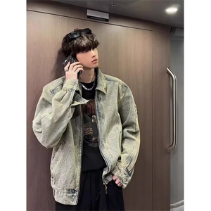 JY106-P68 牛仔拉链夹克外套图片