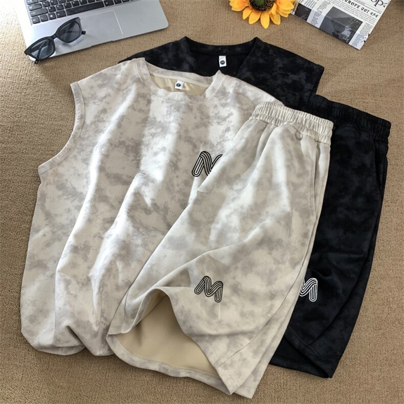 量大图低自动【有货】背心套装C403A-TZT25629-P55,男装休闲套装,电商C403A