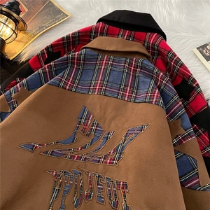 运动外套男春秋棒球服ins潮流韩版宽松夹克W2077P68图片