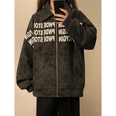 春秋季皮衣外套男女同款新款美式夹克XZ102B-1-JK2539P65，男装夹克，星座102B-1