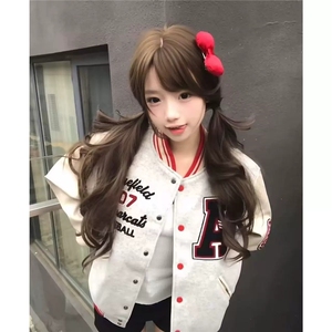 美式重磅复古棒球服街头百搭重磅刺绣棒球夹克男女图片