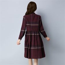 连衣裙2021年秋季显瘦修身时尚潮流简约百搭优雅甜美少女纯色大气，女装连衣裙，小林双子