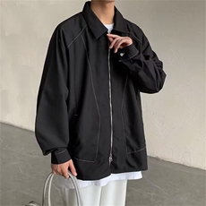 暗黑潮牌辑明线拉链夹克男机能风设计感小众外套JW1029P42，男装夹克，星座1116-2
