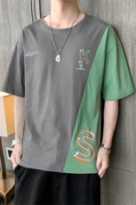 短袖t恤男店主风百搭宽松潮流休闲T恤衫TC3089-P25，男装T恤，星座717