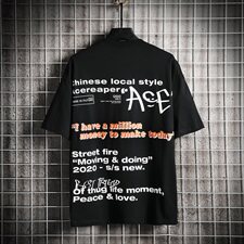 【】A003-HT1059-P30夏装新款字母时尚短袖T恤网格挂拍，男装T恤，电商A003
