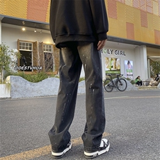 2024现货抖音品质新款牛仔裤M-5XL-KZ8552-P55，男装牛仔裤，星座417-1（原电商B245）